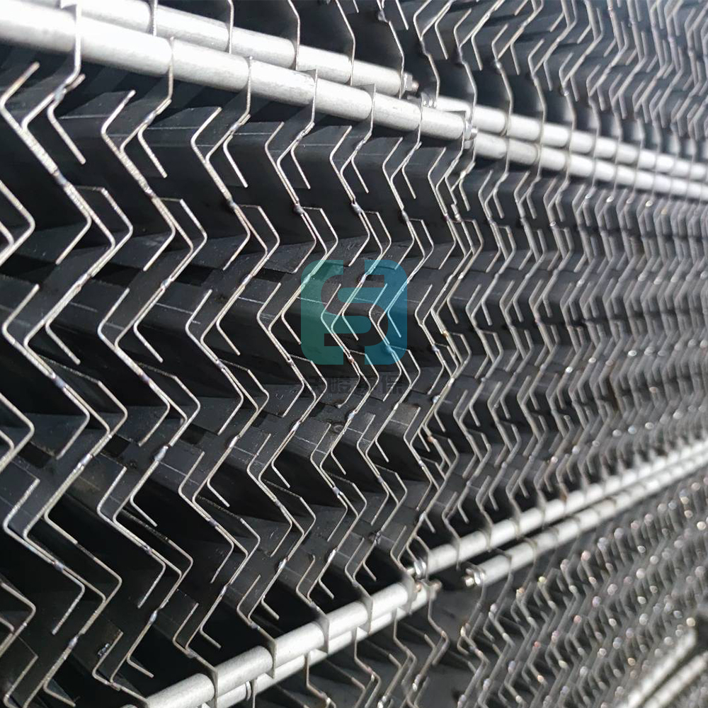 不銹鋼帶鉤型折流板除霧器